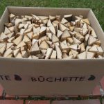 Bûchette-Anzündholz im Karton